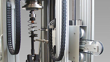 Máquina para ensaios de mola para ensaio multi-axial de patas telescópicas